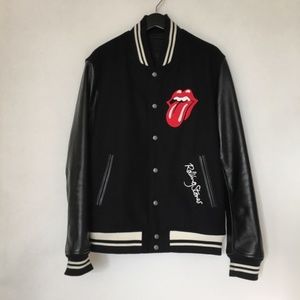 Jack Rose Vintage Rolling Stone Bomber Jacket